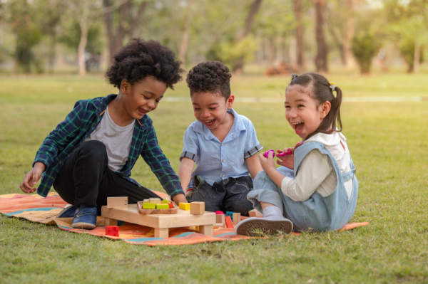 children playing